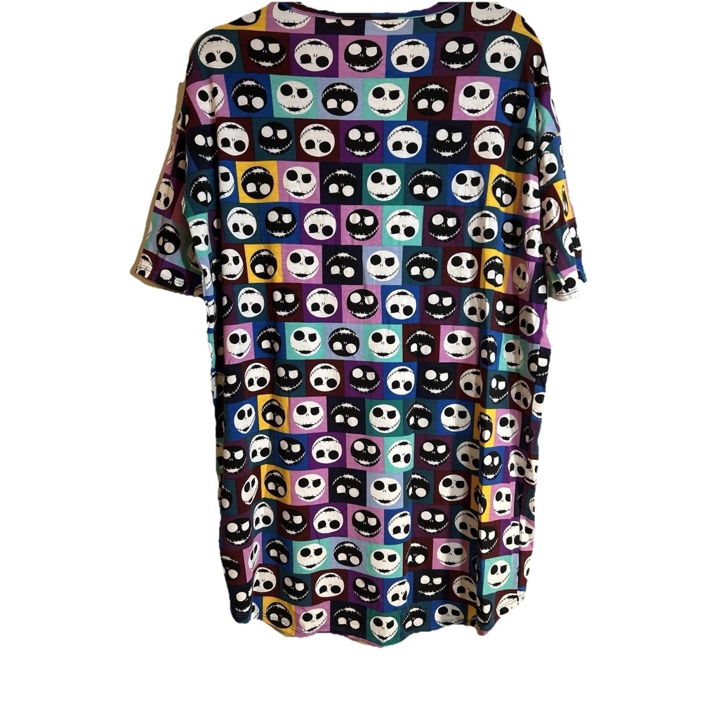 LuLaRoe Disney Nightmare Before Jack Skeleton Irma Shirt Size XS
